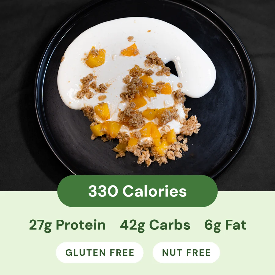 Peach Parfait from Fresh Fit Meals